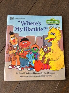 1984 Sesame Street children’s book “where’s my blankie?”